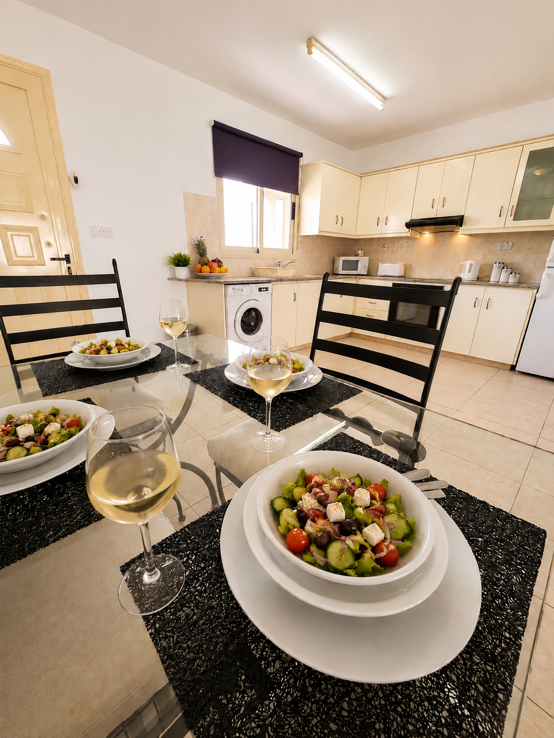 Kitchen and dining area