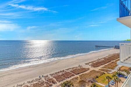 Pier View from the Large Oceanfront Balcony!