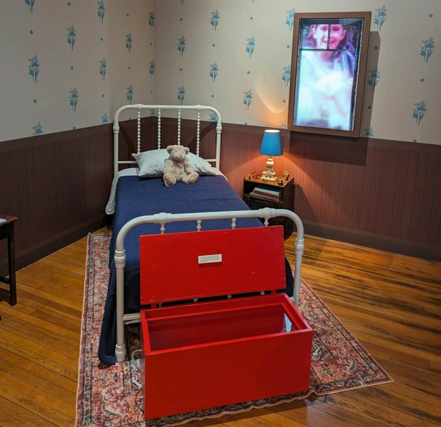 Historic interior gallery inside The Bryan Museum featuring artifacts and art displays