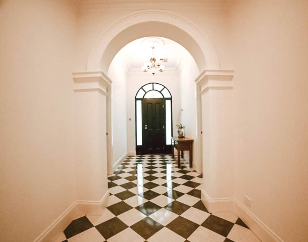 A grand entry for a special escape