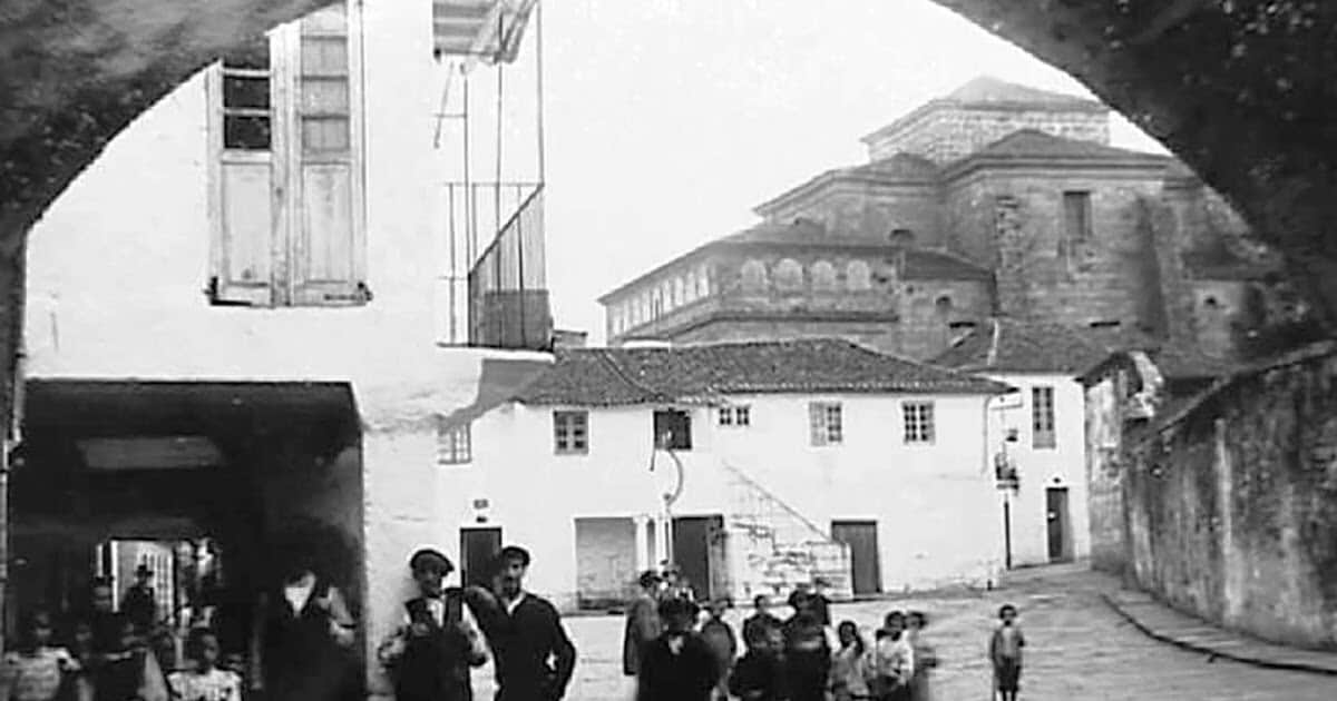 Praza da Pedreira, año 1916