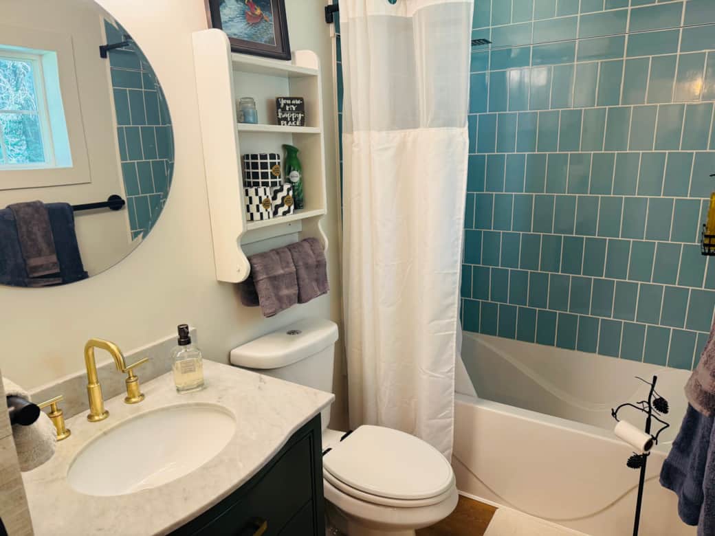 Tiled bath