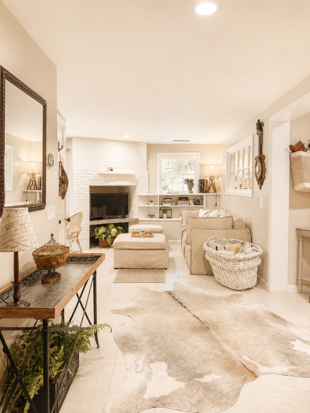 Open living space with a thoughtfully designed layout