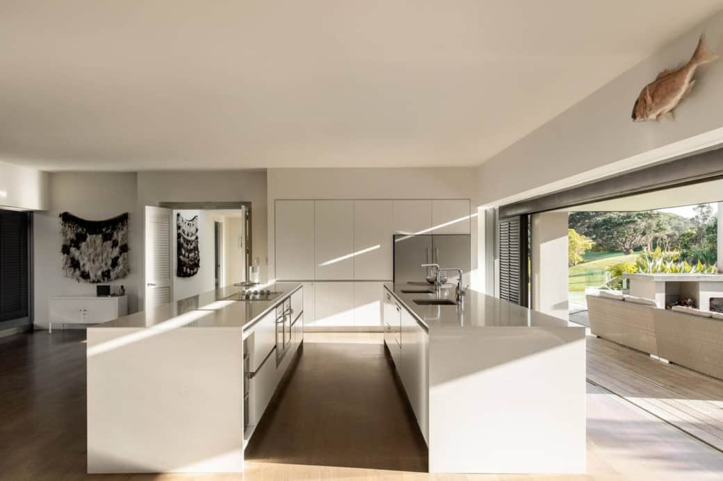 The Morgan Cronin kitchen was designed to allow multiple people to cook at once