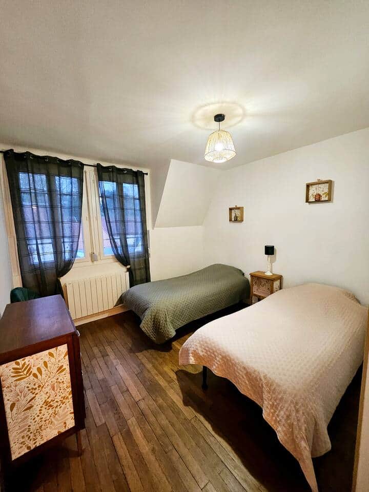 Chambre lits simples 
