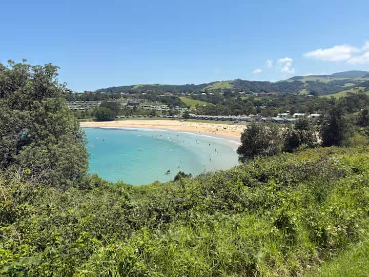 East beach is just a short walk