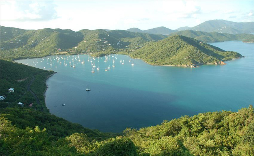 Breathtaking views across Coral bay