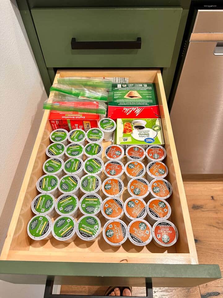 Start your morning effortlessly with a stocked selection of K-Cups.