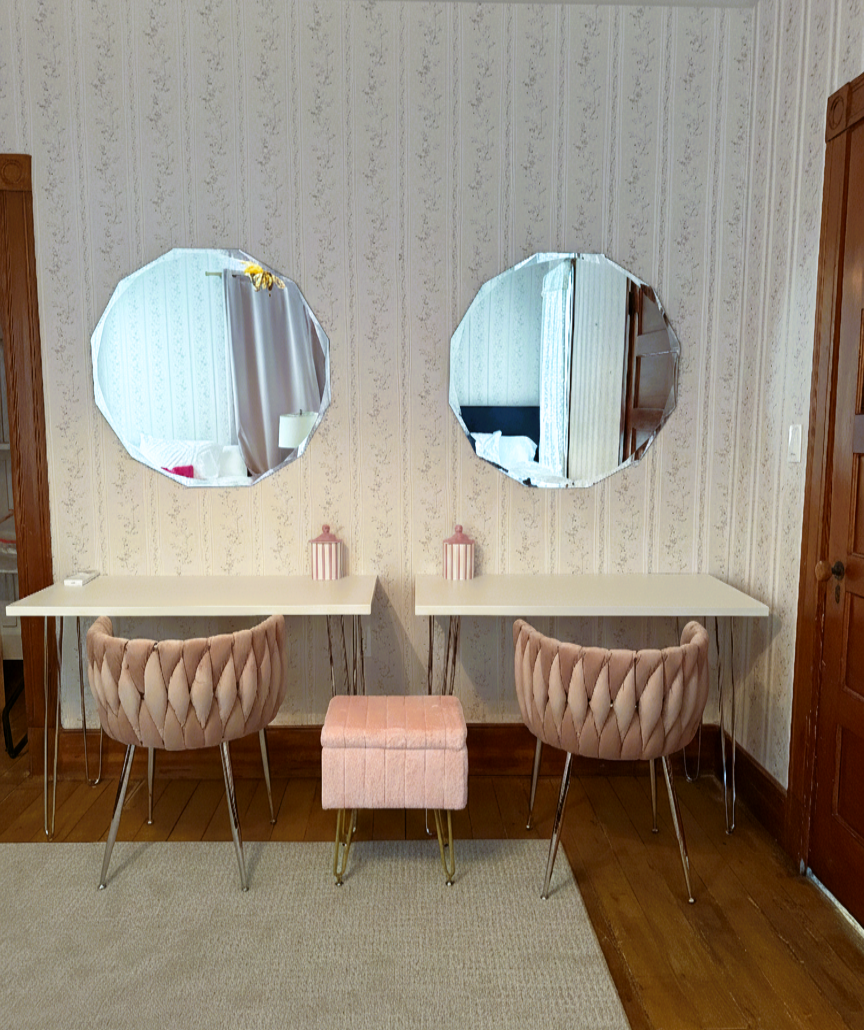 Champagne Peony Suite glam station