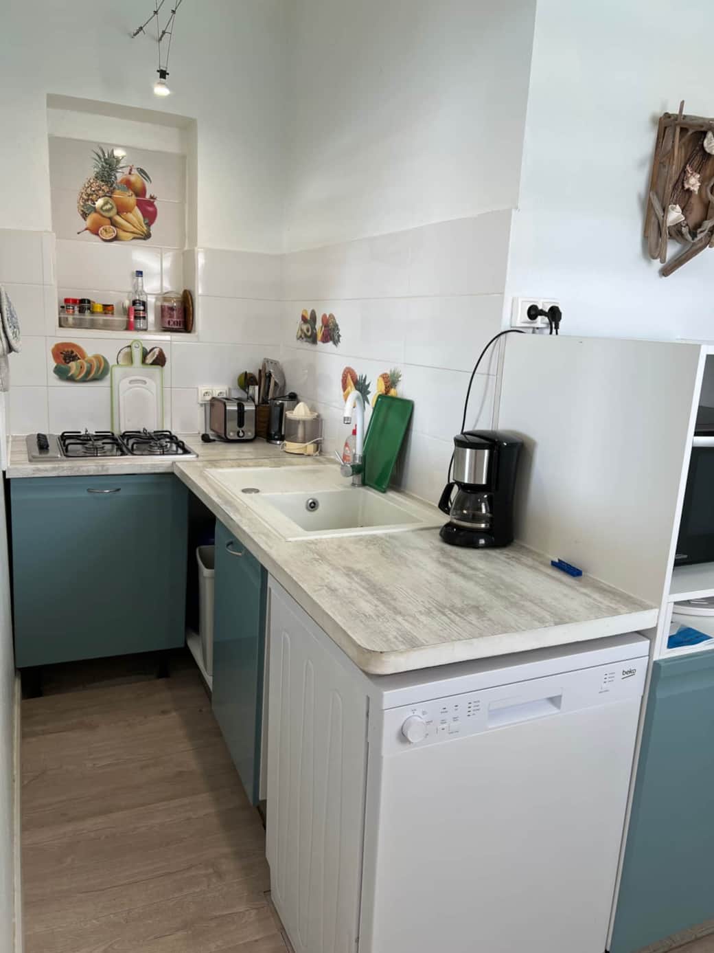 The kitchen 