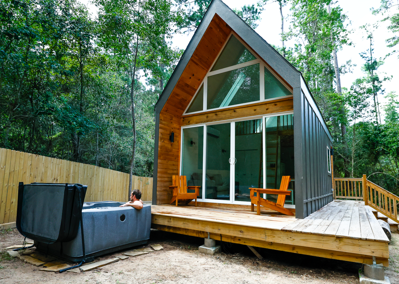 Front View Hot Tub