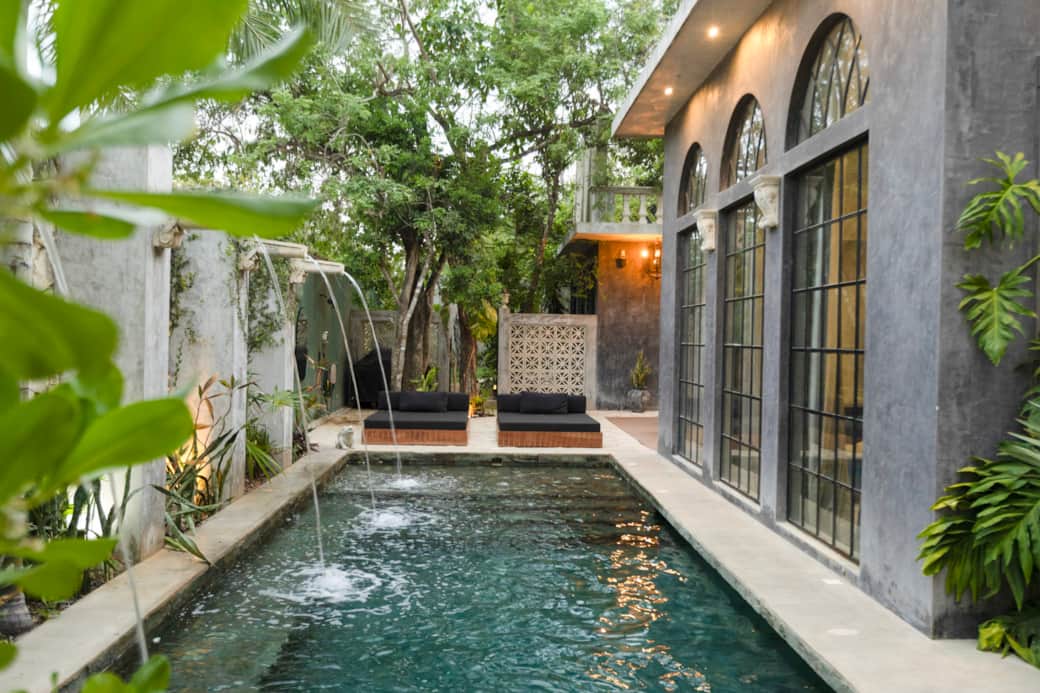 Experience the Tulum jungle in this breath-taking heated pool