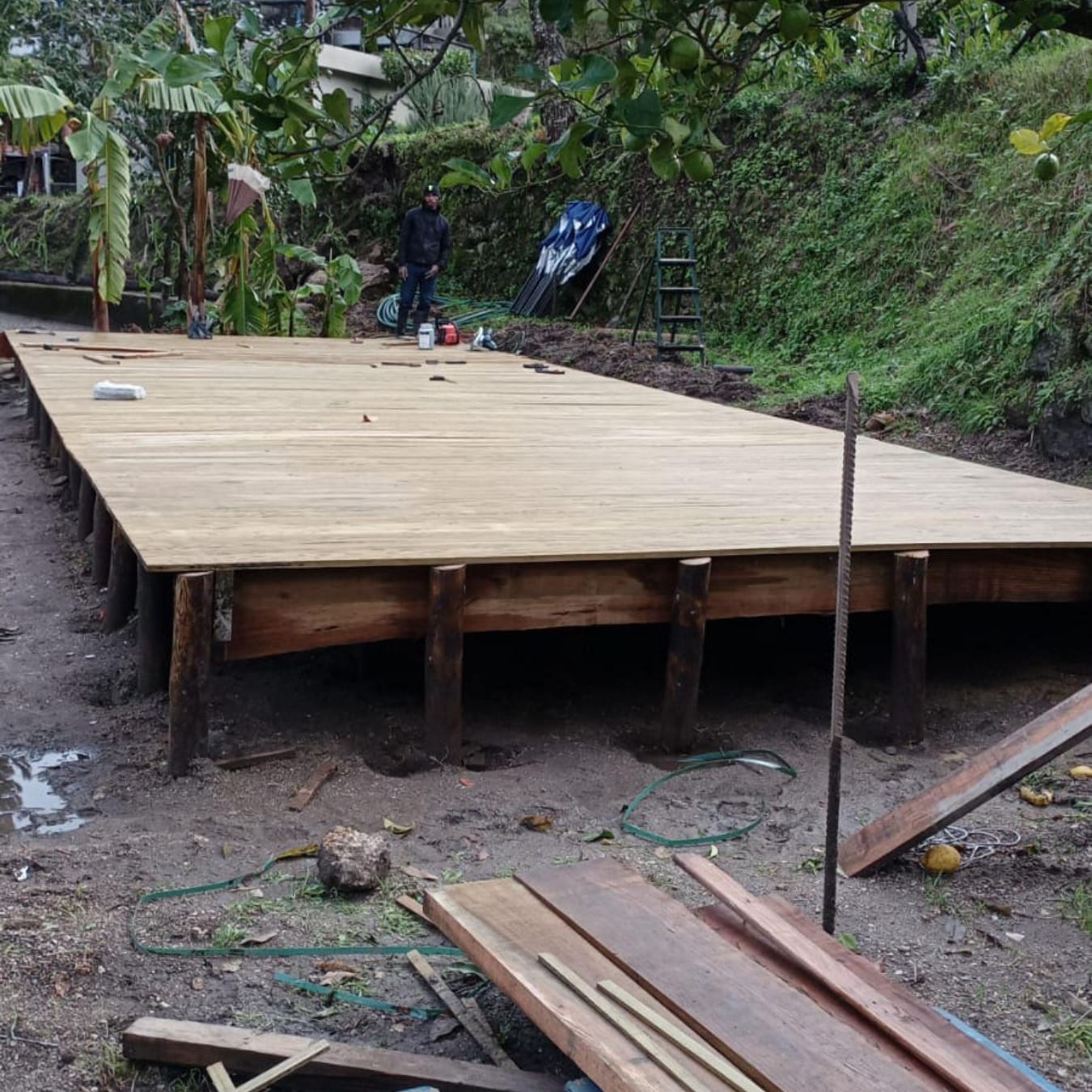 First Deck up