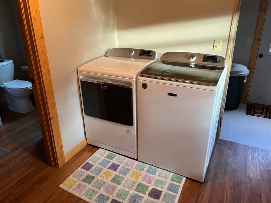 washer and dryer