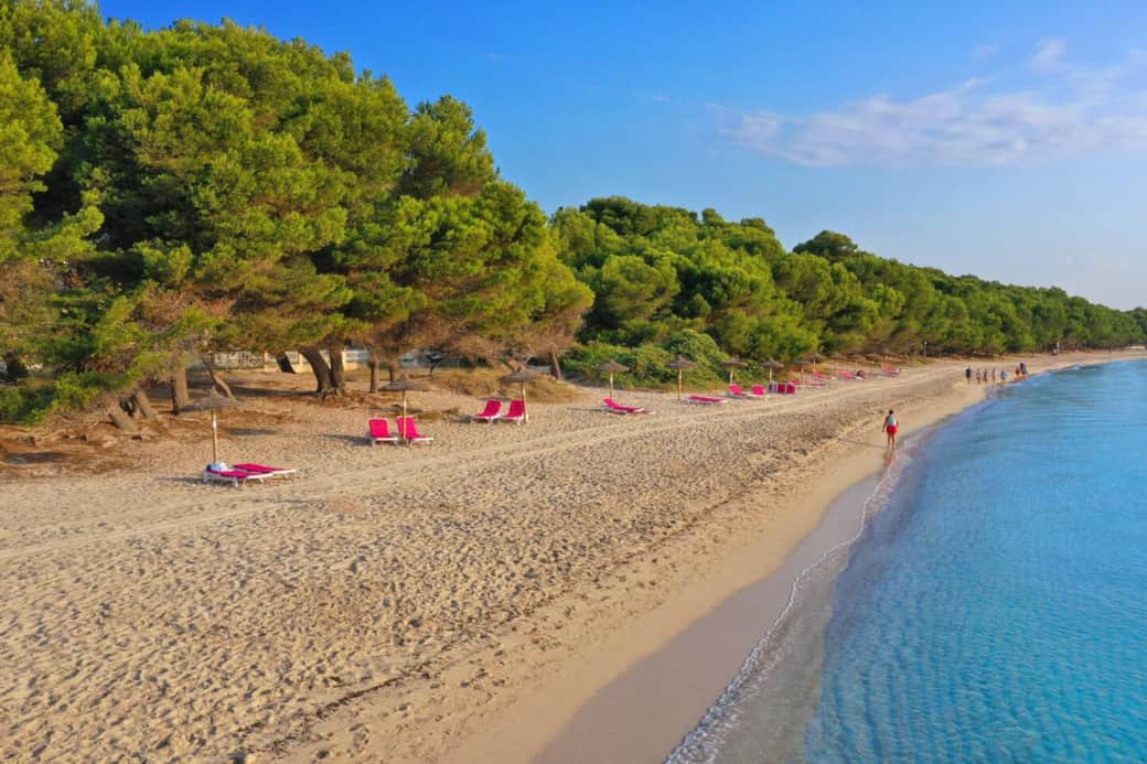 Playa enfrente del apartamento