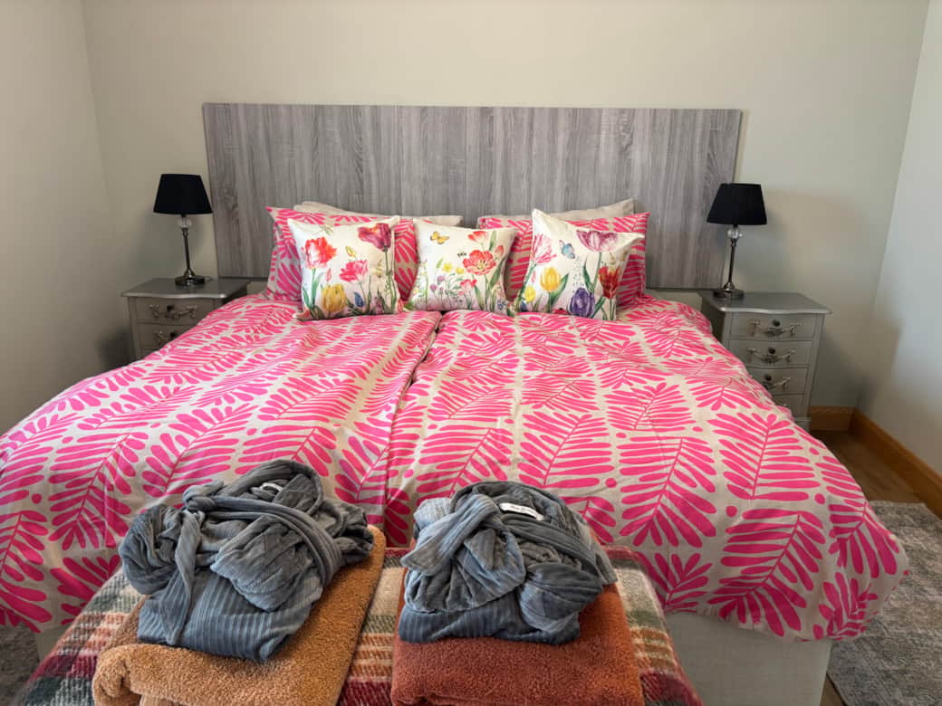 Super kingsize bed for added luxury