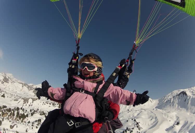 parapente la plagne