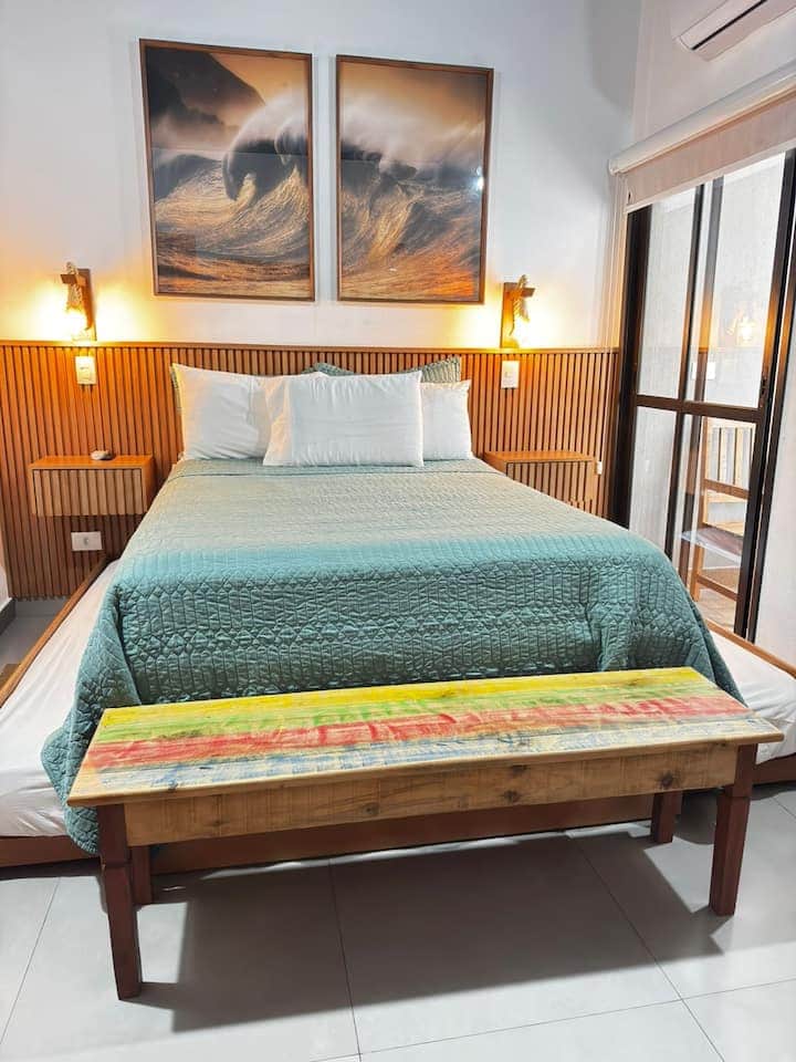Cama Casal e auxiliares 