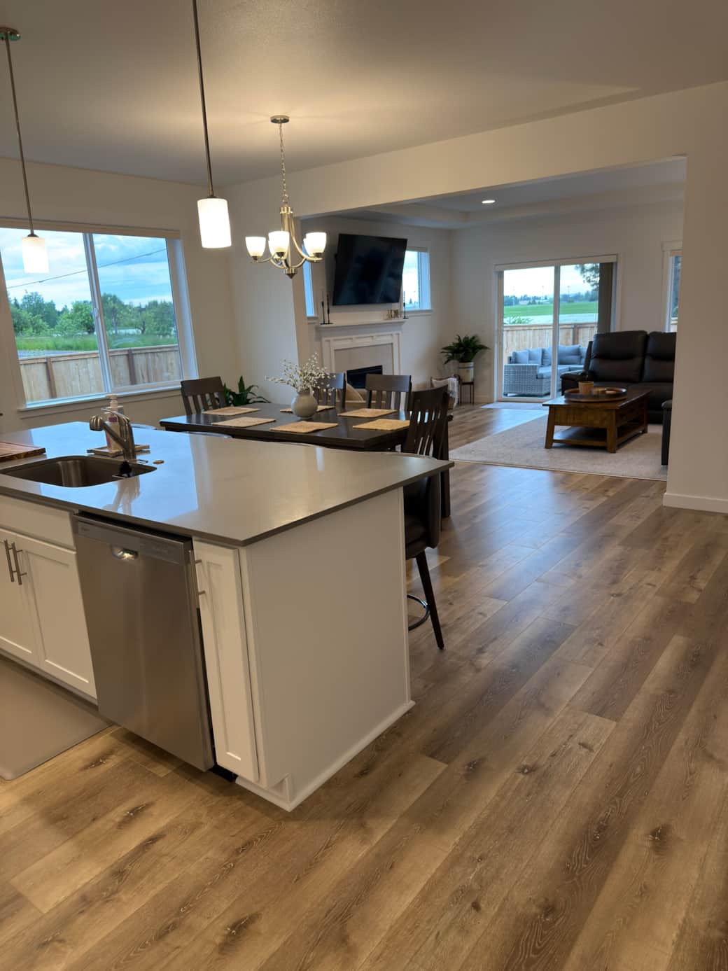 Kitchen/Dining/Living Room