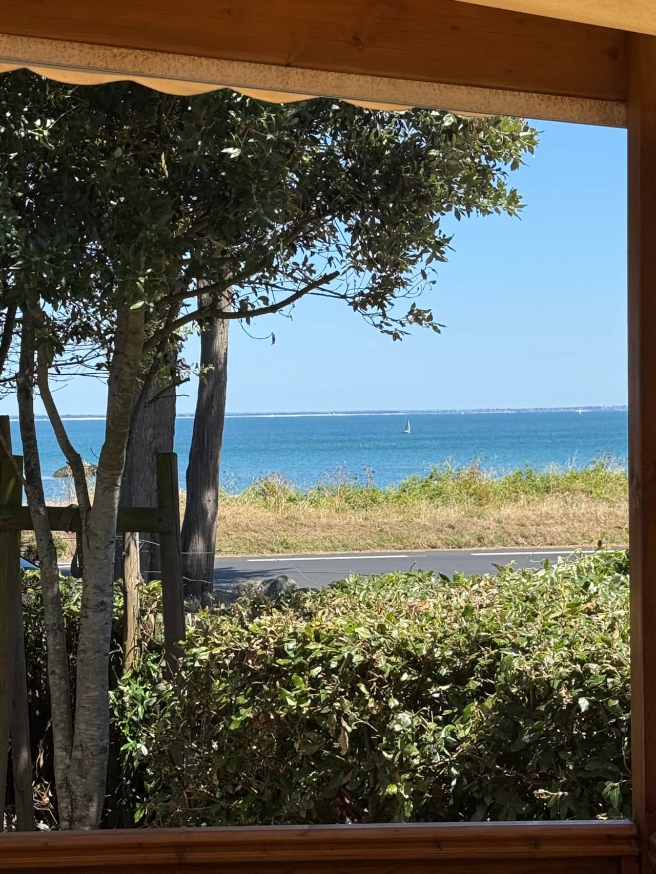 Vue mer depuis la terrasse