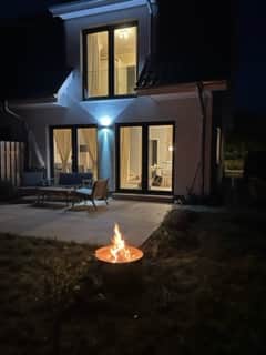 Die Terasse am Abend