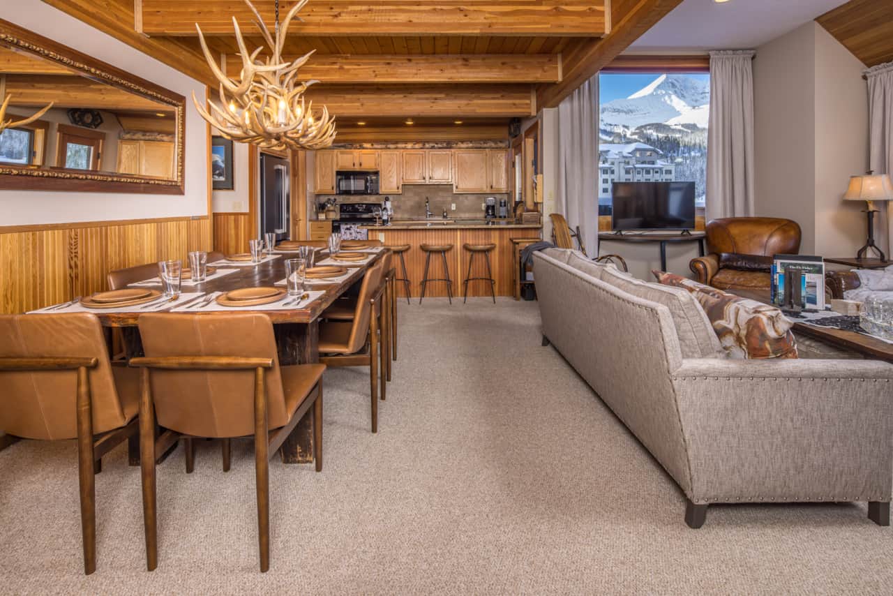 Dining  and living room