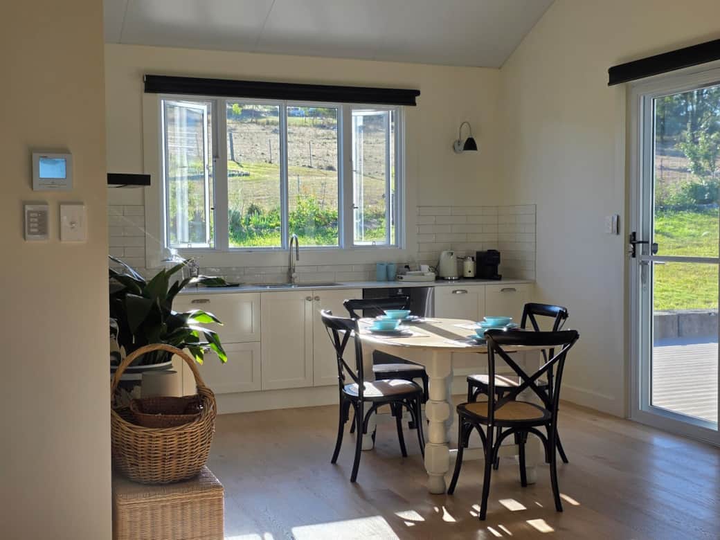 Light filled 2nd kitchen with views to back garden and buckets mountain. Light filled 2nd kitchen with views to back garden and buckets mountain.