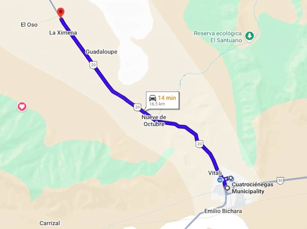 Map of the property location
