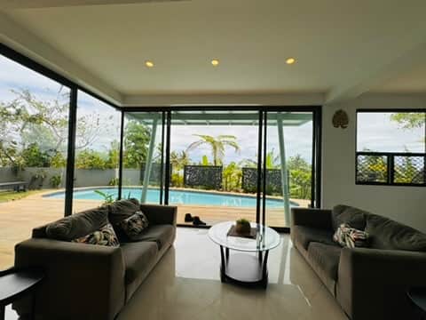Living Area looking out to Pool Living Area looking out to Pool