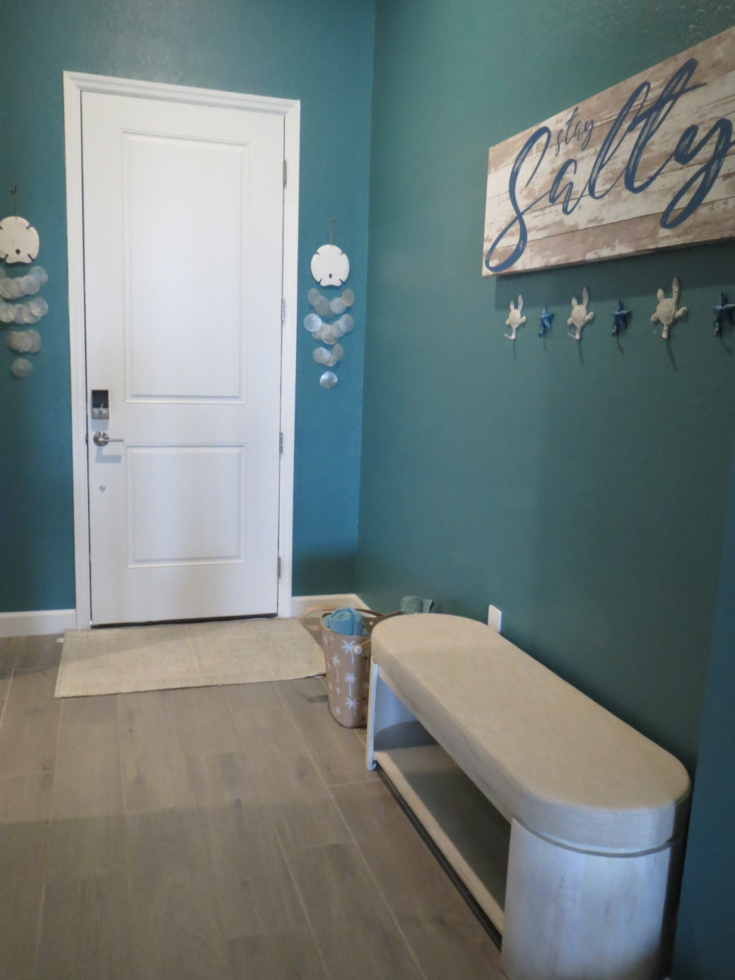 Entry Door with Sign