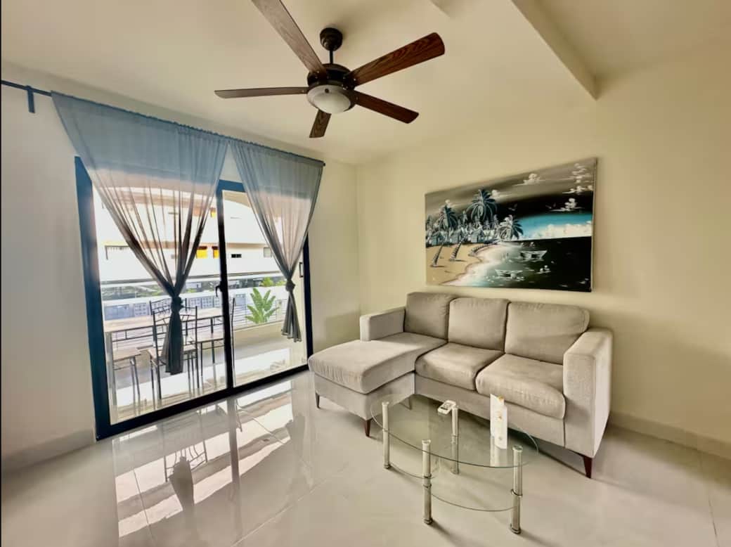 Cana Life Breeze Los Corales Beach Residences B4 Living Area