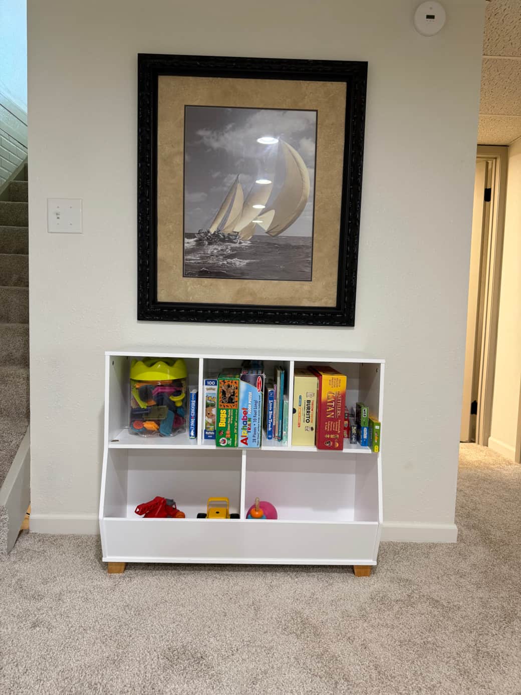 Kids games, puzzles and toys available.