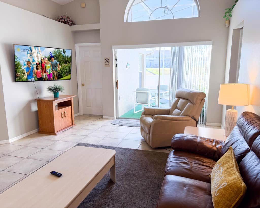 large screen TV