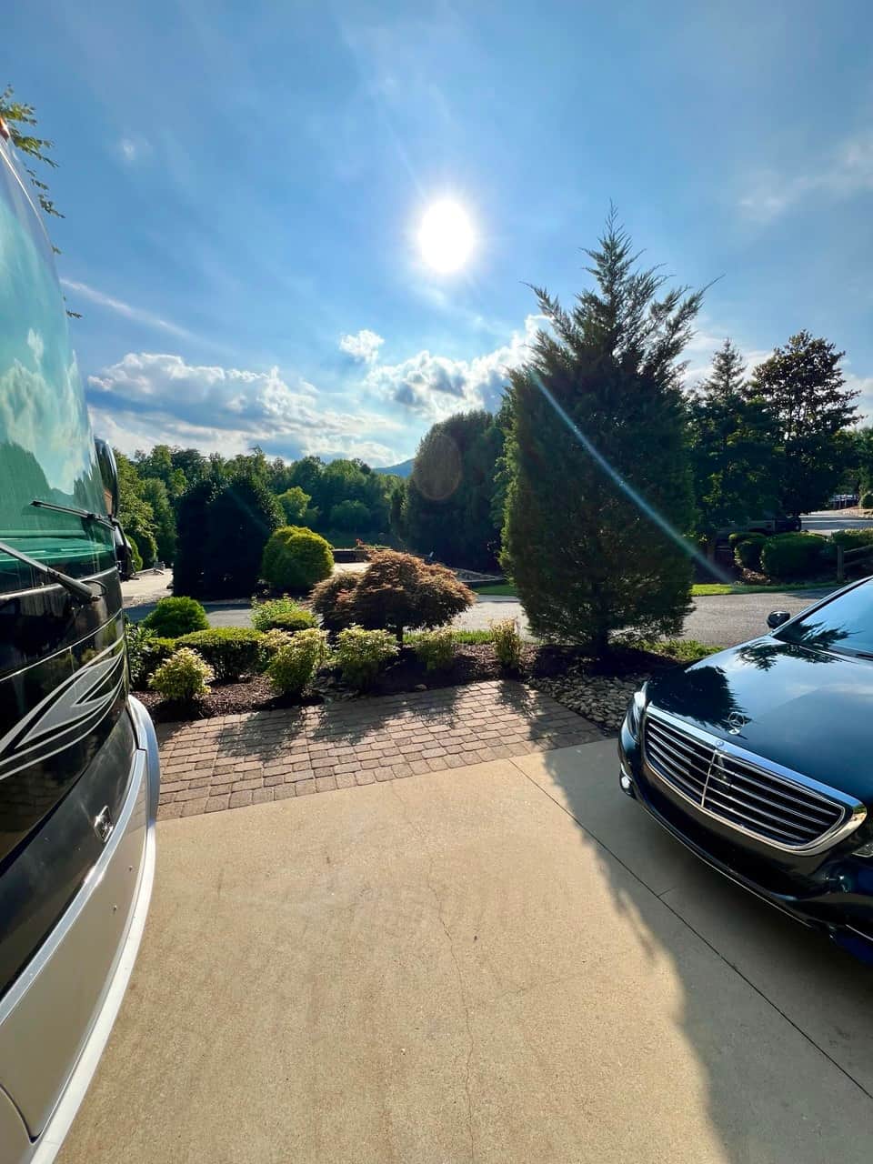 Mountain views from lot