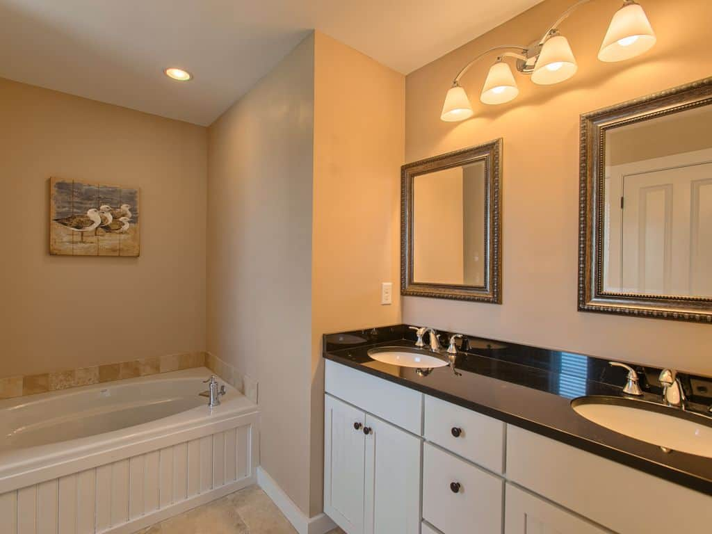 Master Bathroom With Shower And Tub