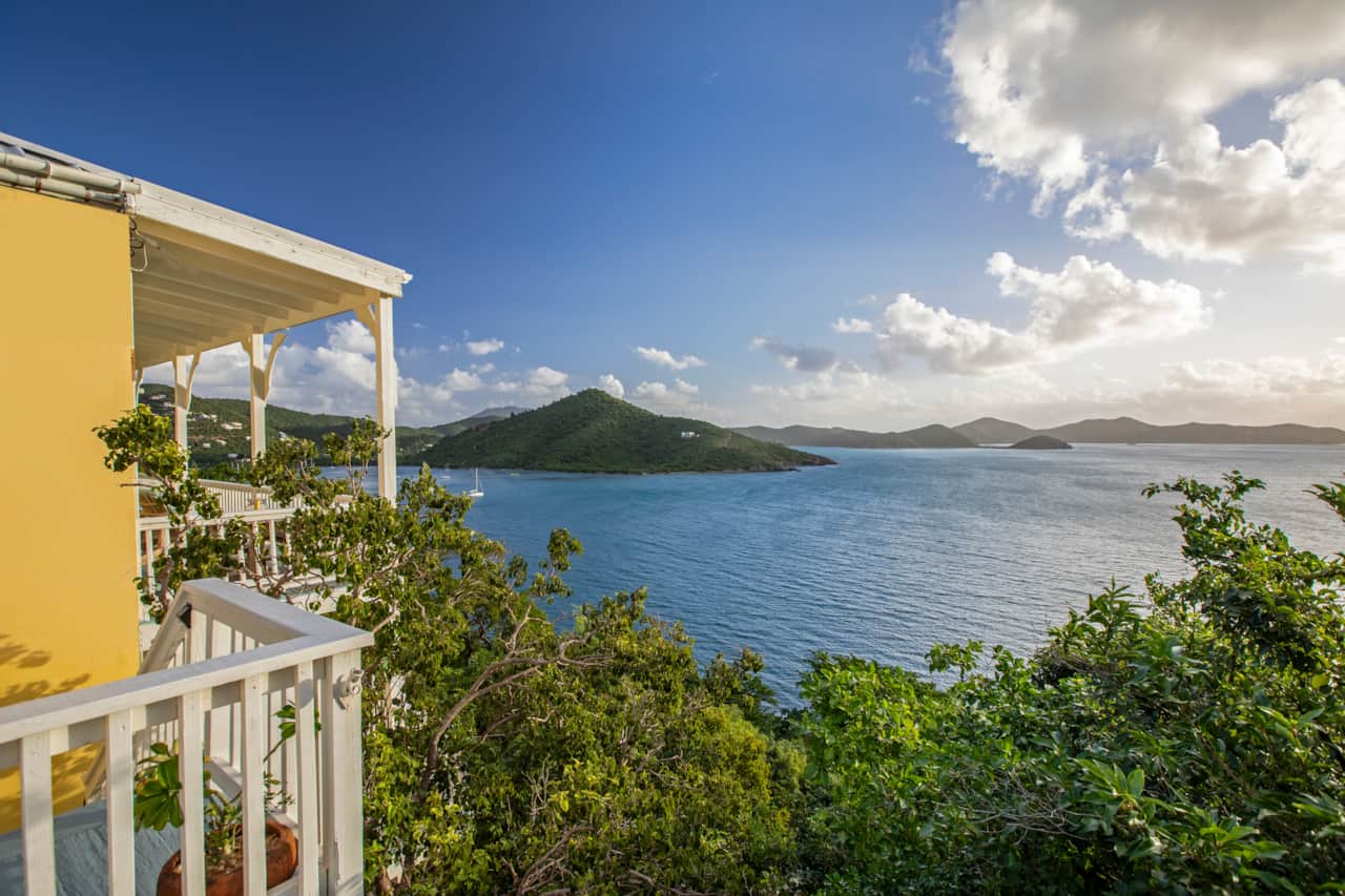 Views of East End St. John and the British Virgin Islands
