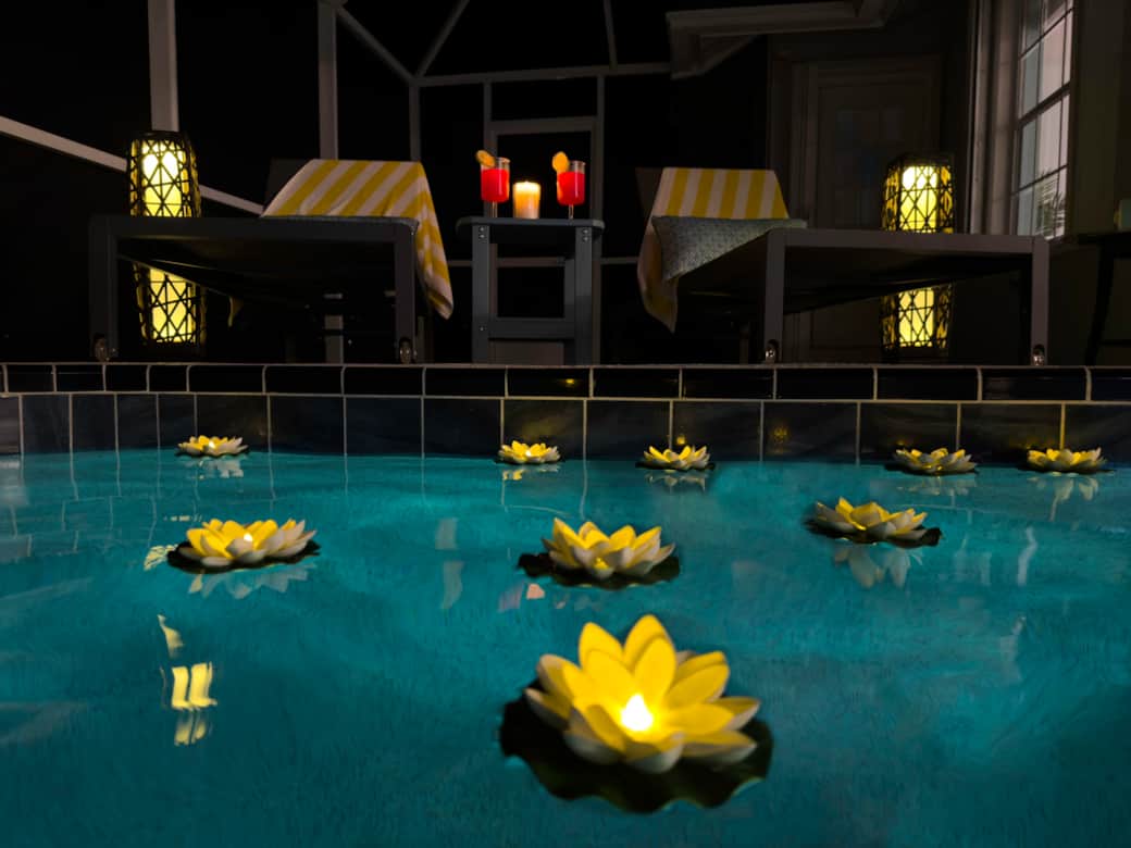 Relax in your private pool...
