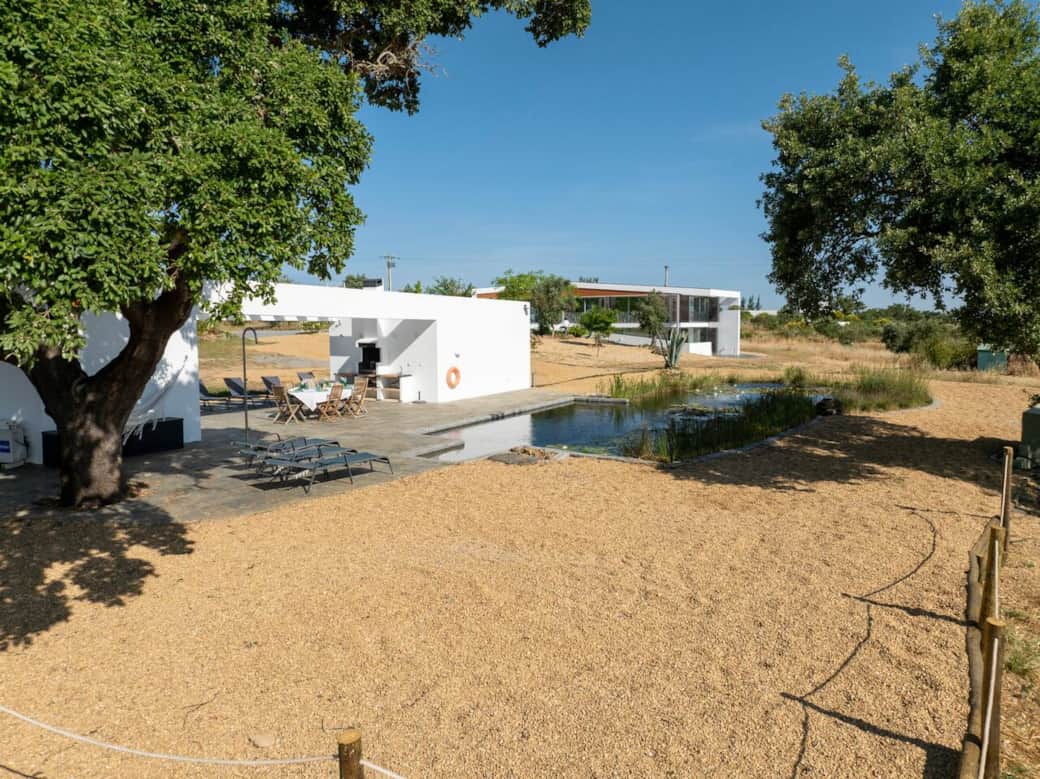 Zona reguardada de solario