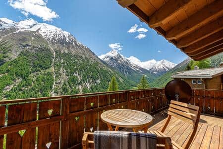 Large balcony with unobstructed views
