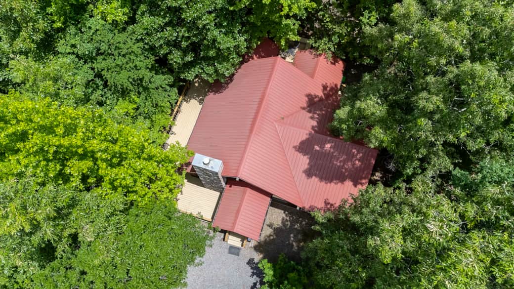 Overlooking from above