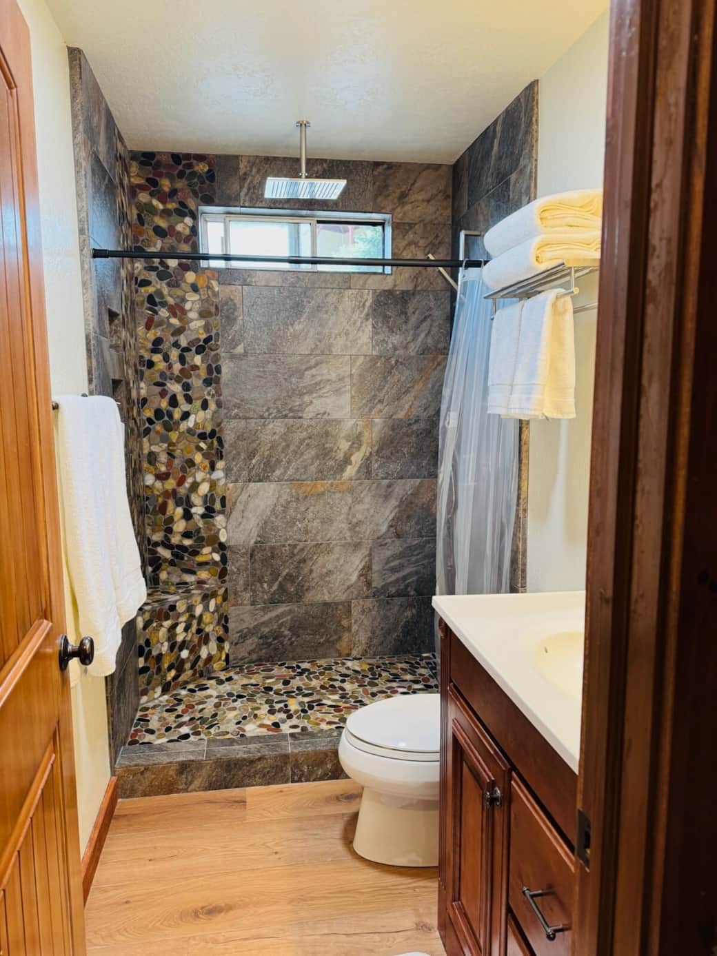 Large rain shower