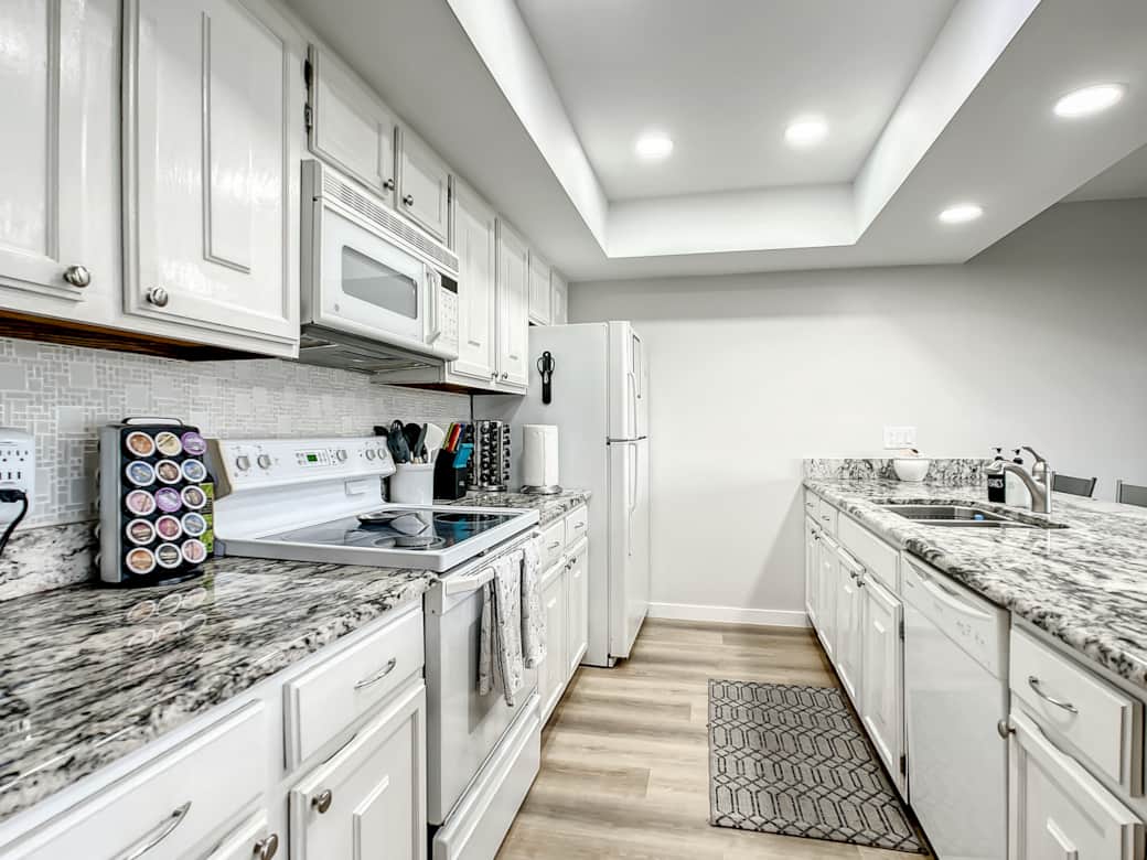 Full kitchen stocked with essentialsGulf Coast 107 in Indian Shores, Florida 