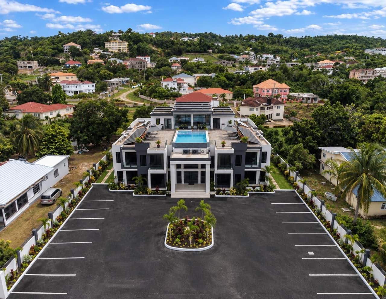 Front Aerial View
