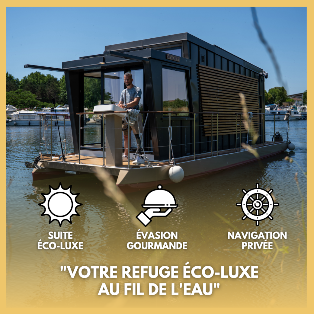 Votre refuge éco-Luxe au fil de l'eau