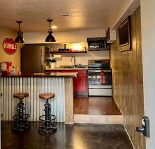 Mountain View Retreat kitchen