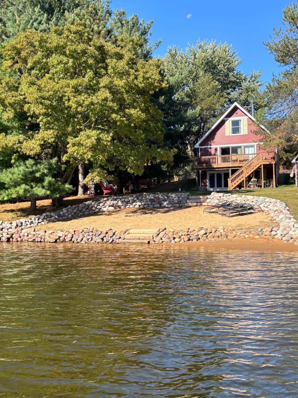 Cabin from Lake Cabin from Lake