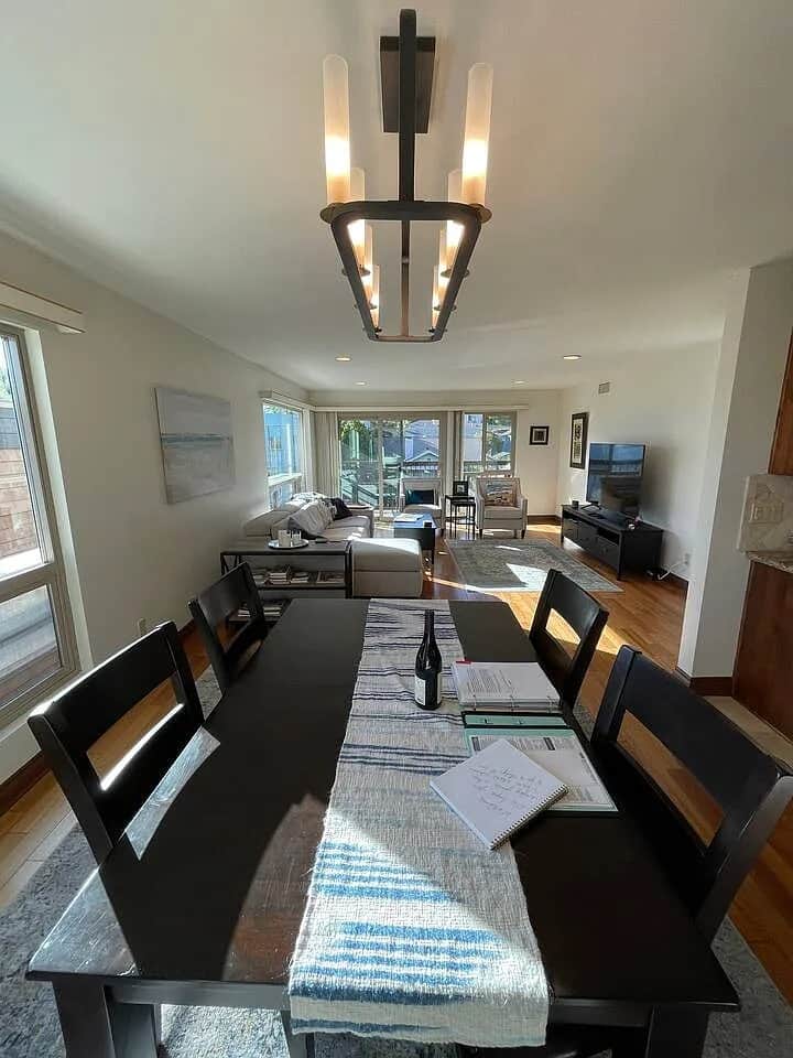 Open Living/ Dining Area - Full of Natural Light