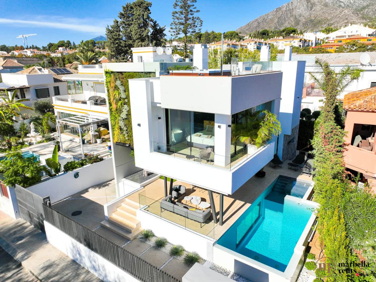 Modern design villa.