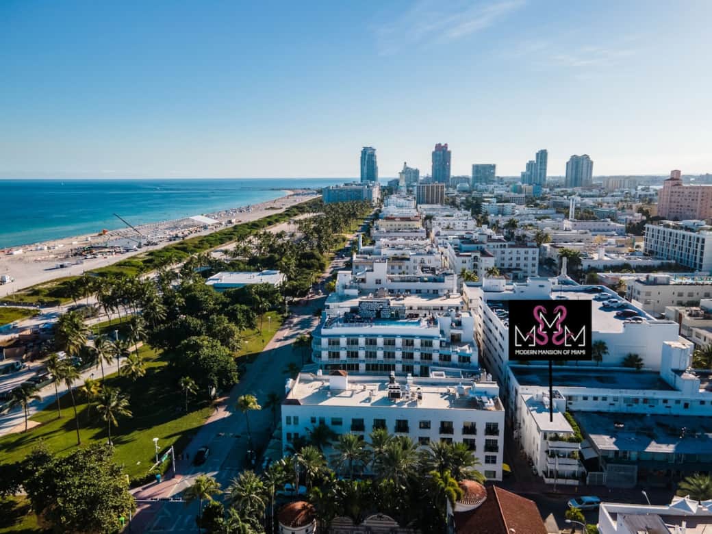 EXTERIOR: MODERN MANSION OF MIAMI 50 feet from Versace Mansion. 200 feet from South Beach. Modern Mansion of Miami is the ONLY free standing residence in the heart of South Beach. EXTERIOR: MODERN MANSION OF MIAMI 50 feet from Versace Mansion. 200 feet from South Beach. Modern Mansion of Miami is the ONLY free standing residence in the heart of South Beach.