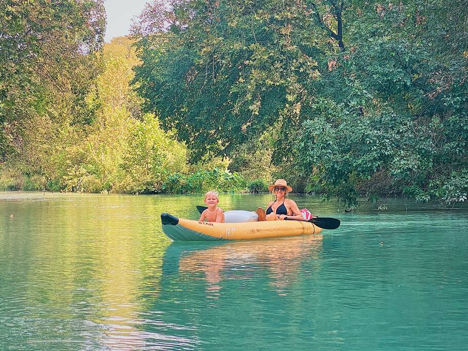Spring and fall are excellent times to kayak.